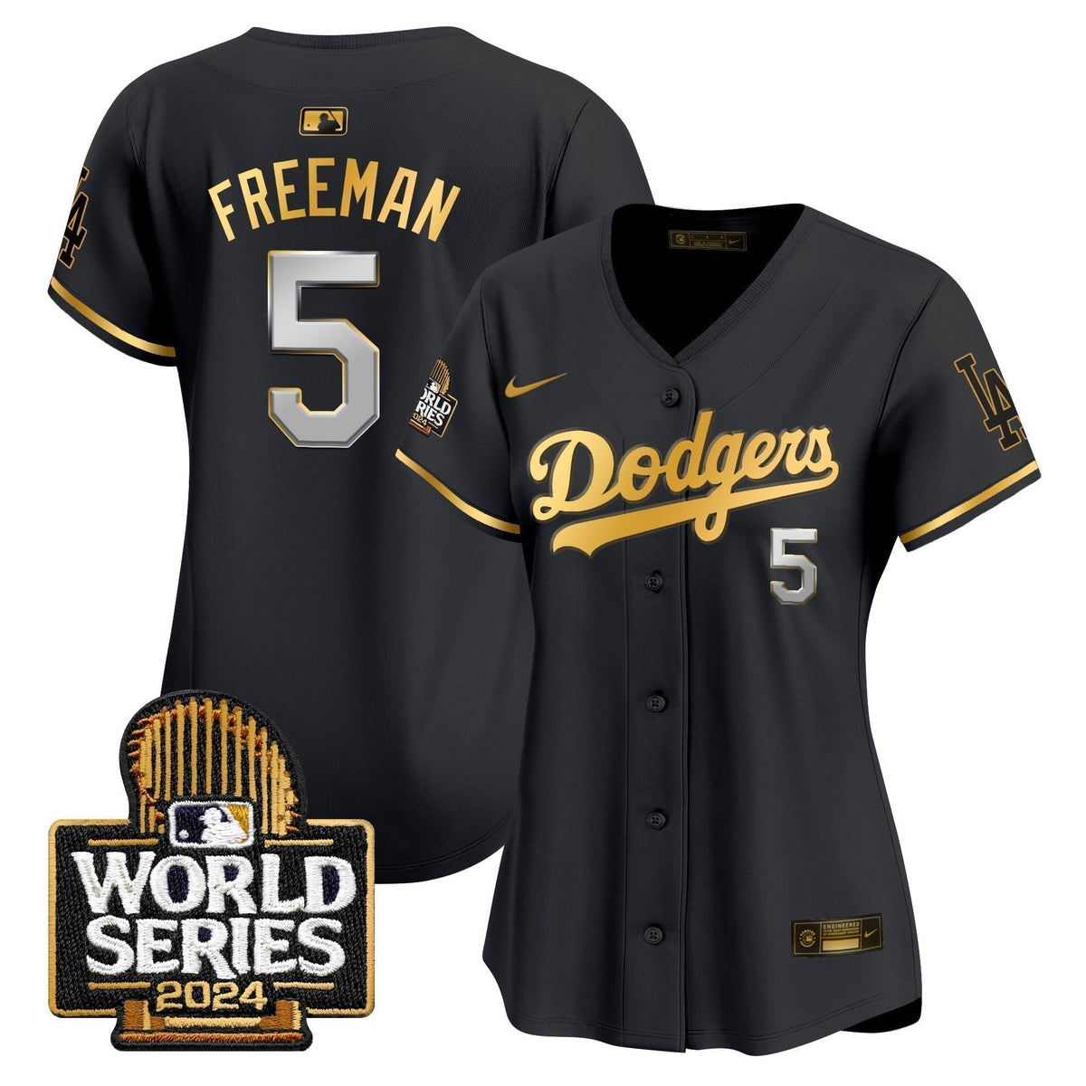 Women Dodgers 2024 World Series Vapor Premier Limited Jersey - Stitched