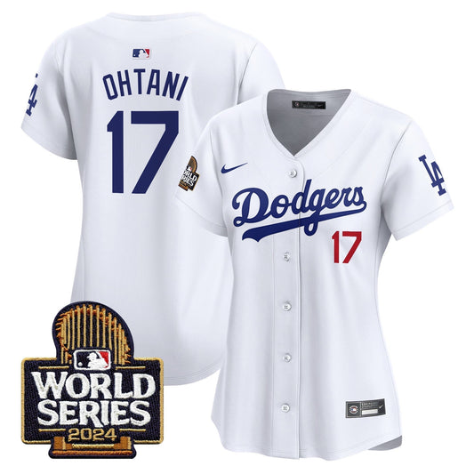 Women Dodgers 2024 World Series Vapor Premier Limited Jersey - Stitched