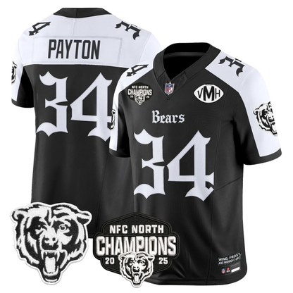 CHI 'Gothic Midway Legacy' NFC North Champions Patch Vapor Limited Jersey - Stitched