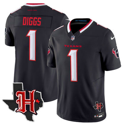 HOU 2024 Texas Patch Vapor Limited Jersey V5 - Stitched