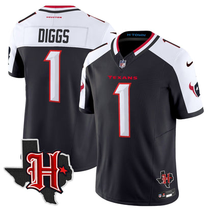 HOU 2024 Texas Patch Vapor Limited Jersey V5 - Stitched