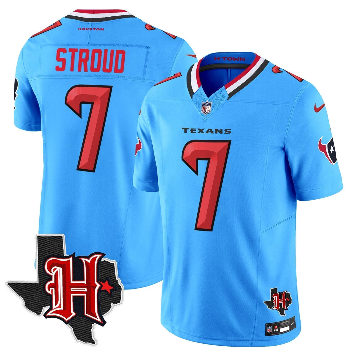 HOU 2024 Texas Patch Vapor Limited Jersey V5 - Stitched