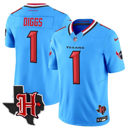 HOU 2024 Texas Patch Vapor Limited Jersey V5 - Stitched