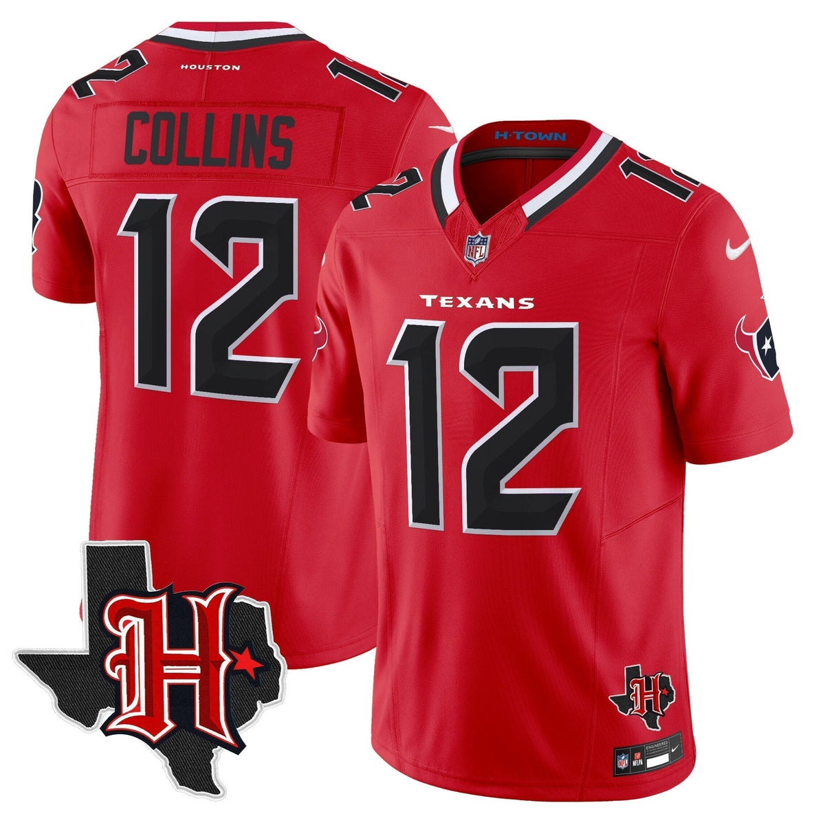 HOU 2024 Texas Patch Vapor Limited Jersey V5 - Stitched