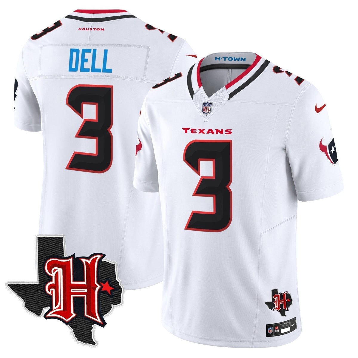 HOU 2024 Texas Patch Vapor Limited Jersey V5 - Stitched