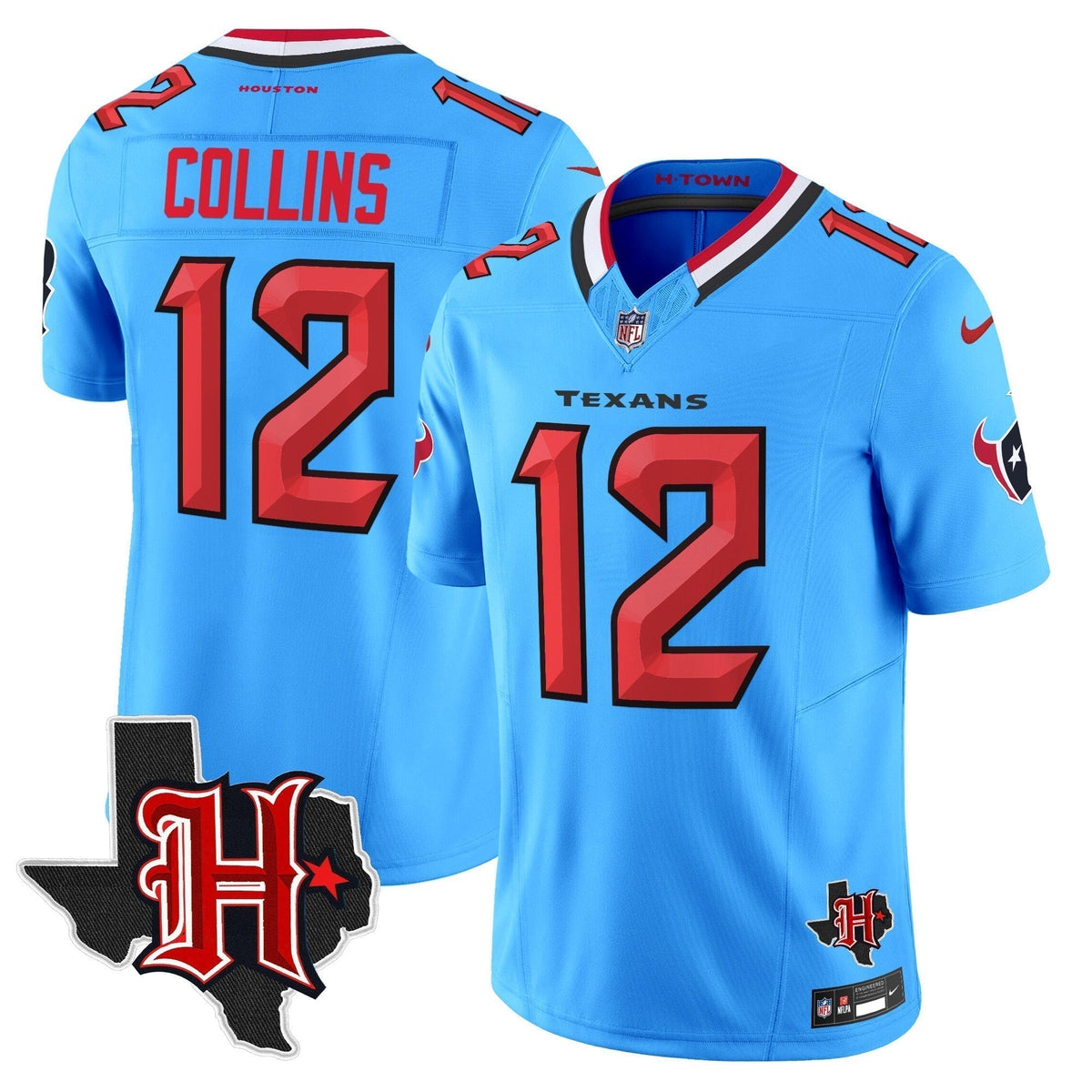 HOU 2024 Texas Patch Vapor Limited Jersey V5 - Stitched