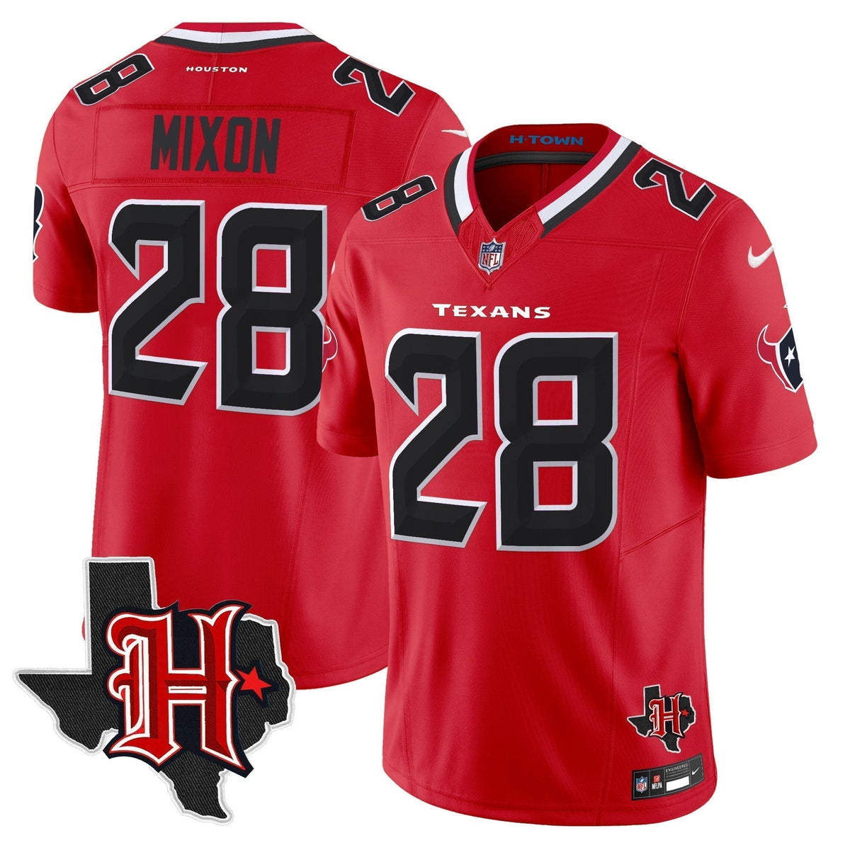 HOU 2024 Texas Patch Vapor Limited Jersey V5 - Stitched