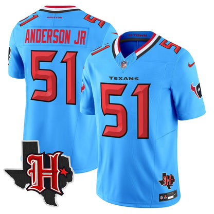 HOU 2024 Texas Patch Vapor Limited Jersey V5 - Stitched