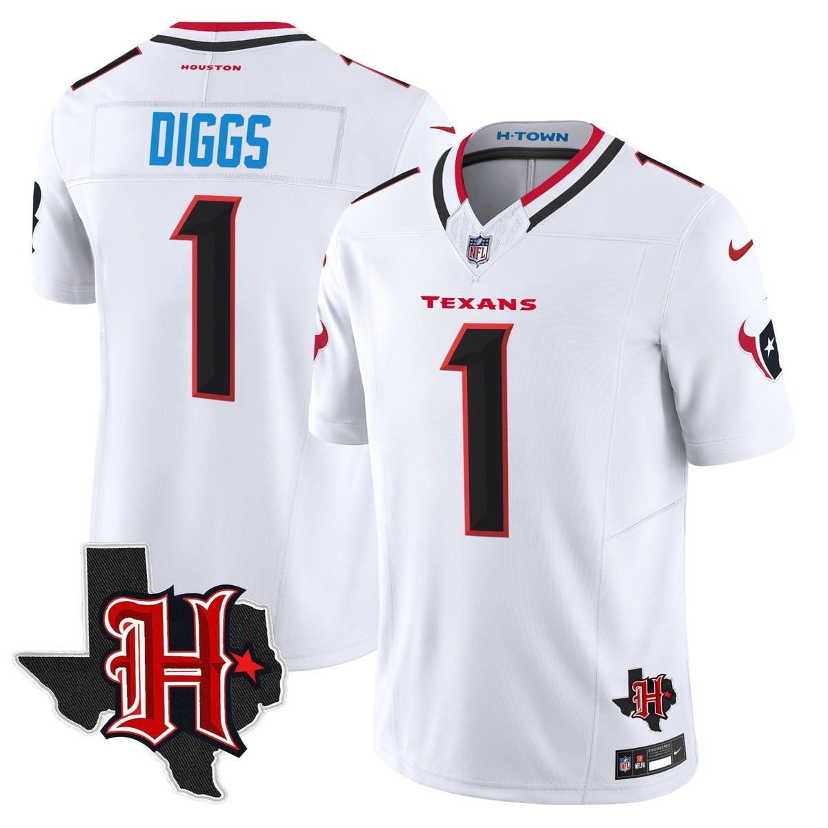HOU 2024 Texas Patch Vapor Limited Jersey V5 - Stitched