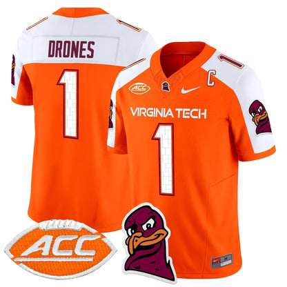 Men's Virginia Tech Hokies 2025 Vapor Limited Jersey - All Stitched