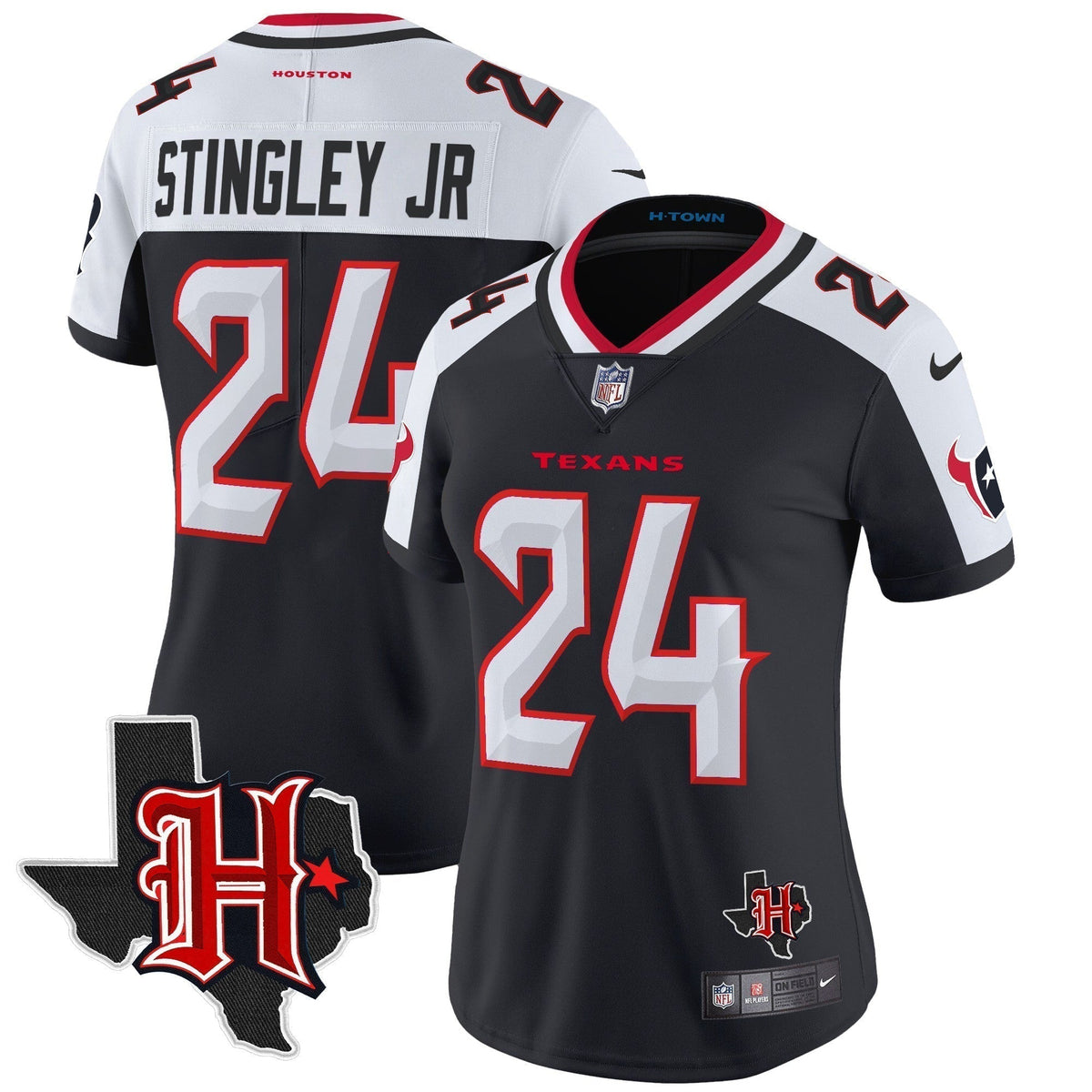 Women's HOU 2024 Texas Patch Vapor Limited Jersey V5 - Stitched