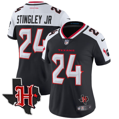 Women's HOU 2024 Texas Patch Vapor Limited Jersey V5 - Stitched
