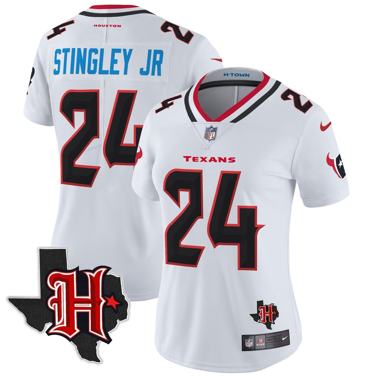 Women's HOU 2024 Texas Patch Vapor Limited Jersey V5 - Stitched