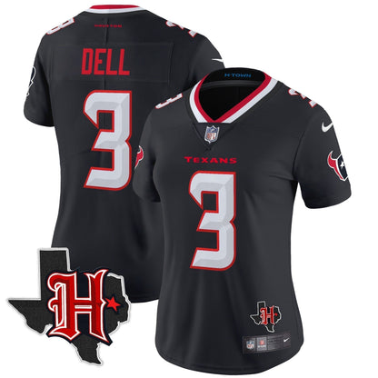 Women's HOU 2024 Texas Patch Vapor Limited Jersey V5 - Stitched