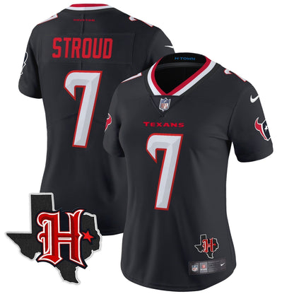 Women's HOU 2024 Texas Patch Vapor Limited Jersey V5 - Stitched