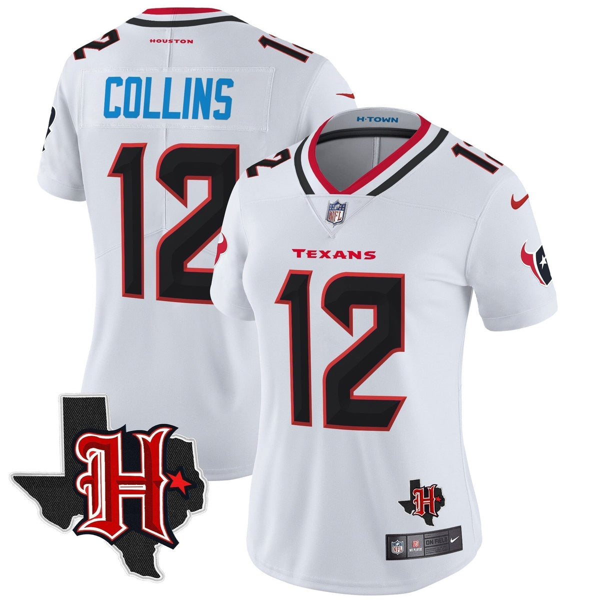 Women's HOU 2024 Texas Patch Vapor Limited Jersey V5 - Stitched