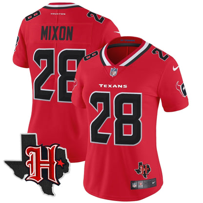 Women's HOU 2024 Texas Patch Vapor Limited Jersey V5 - Stitched