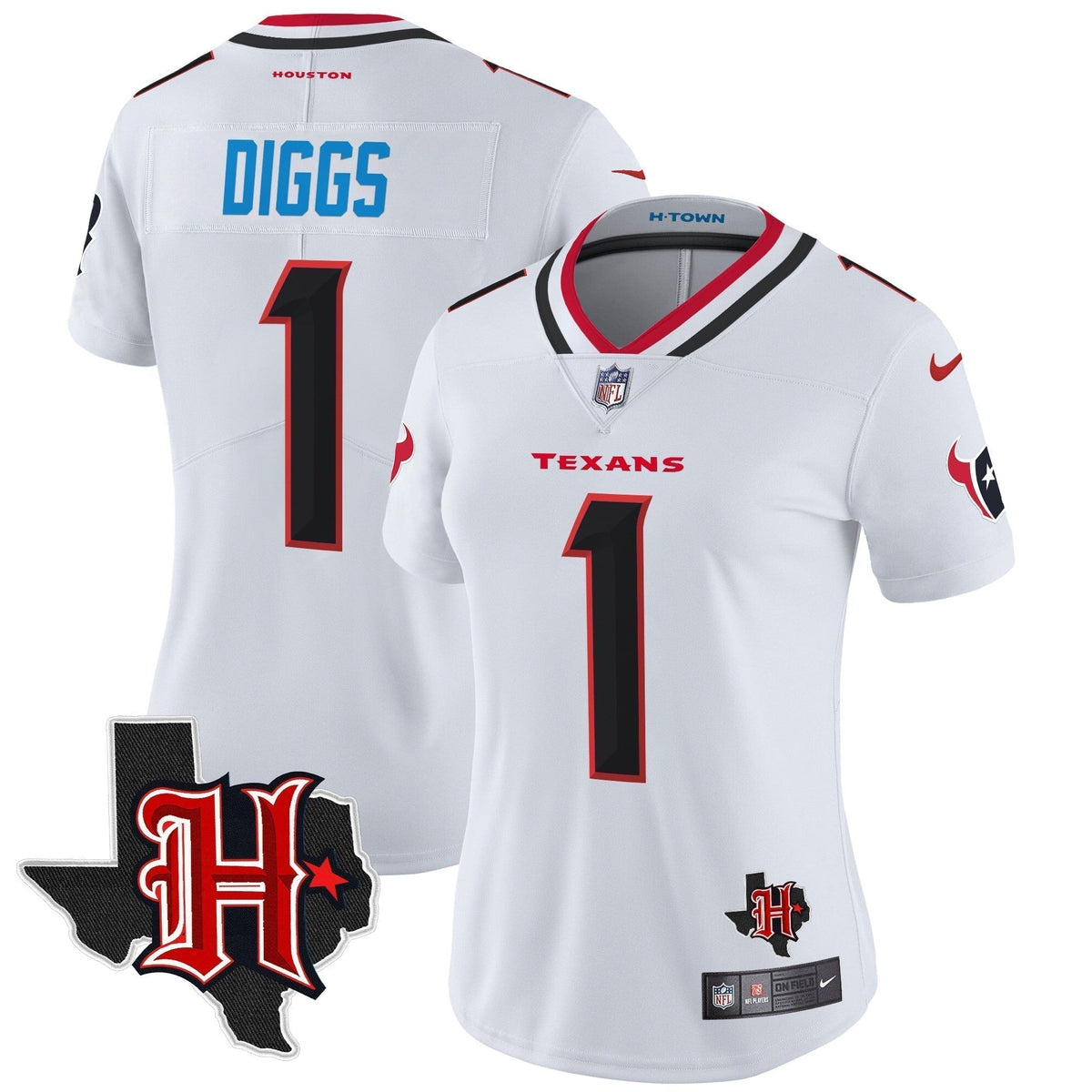 Women's HOU 2024 Texas Patch Vapor Limited Jersey V5 - Stitched