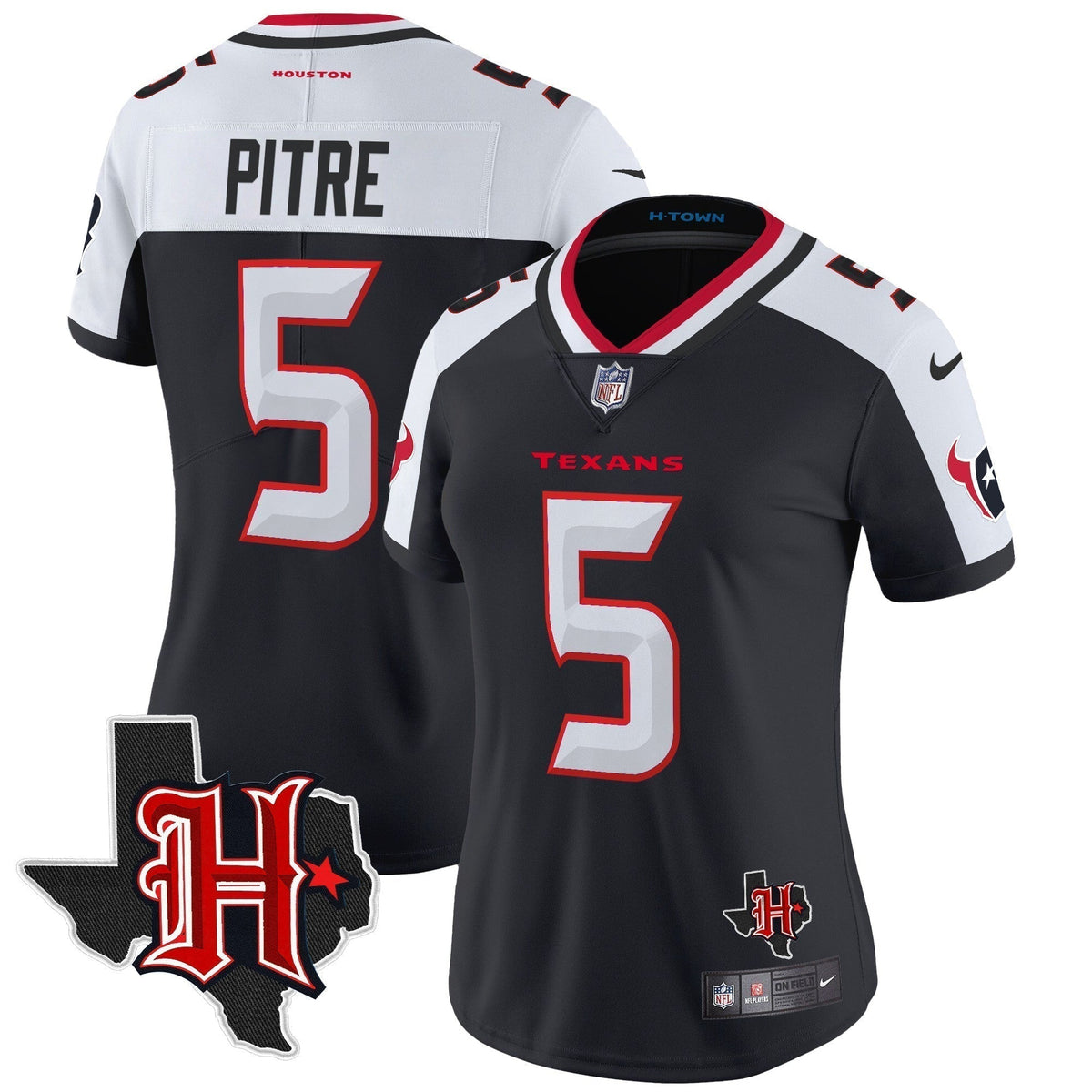 Women's HOU 2024 Texas Patch Vapor Limited Jersey V5 - Stitched