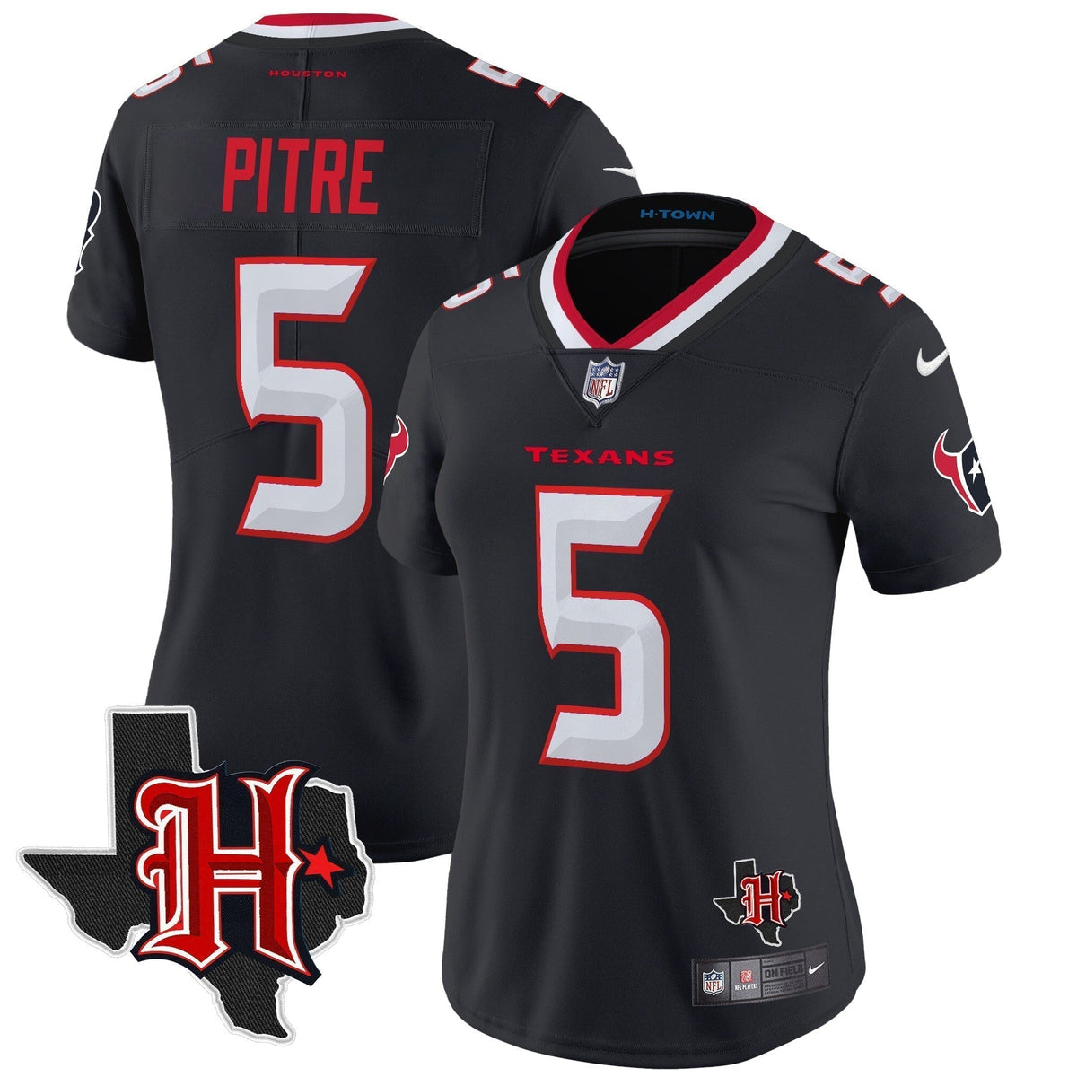 Women's HOU 2024 Texas Patch Vapor Limited Jersey V5 - Stitched