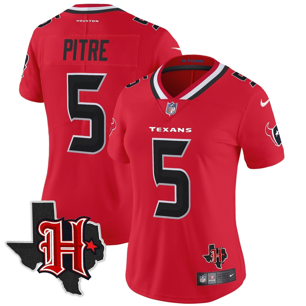 Women's HOU 2024 Texas Patch Vapor Limited Jersey V5 - Stitched