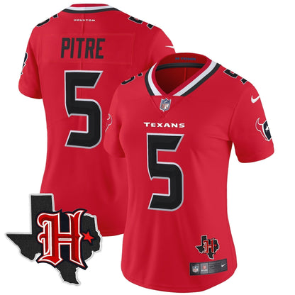 Women's HOU 2024 Texas Patch Vapor Limited Jersey V5 - Stitched