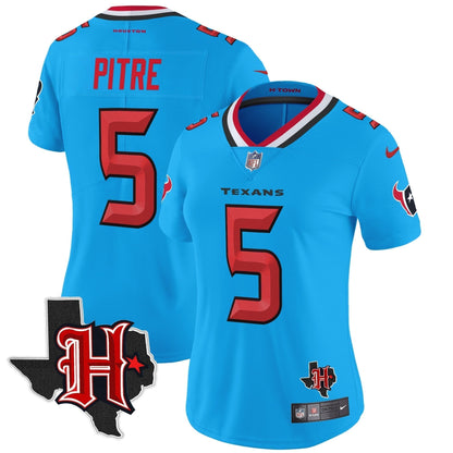Women's HOU 2024 Texas Patch Vapor Limited Jersey V5 - Stitched