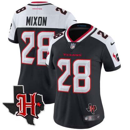 Women's HOU 2024 Texas Patch Vapor Limited Jersey V5 - Stitched
