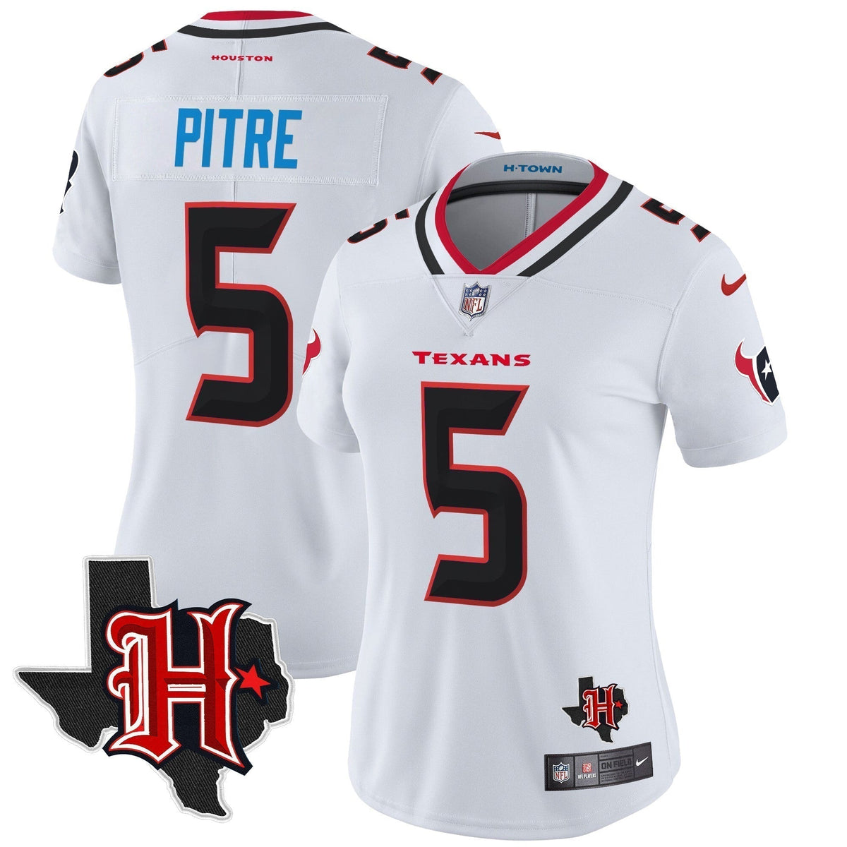 Women's HOU 2024 Texas Patch Vapor Limited Jersey V5 - Stitched
