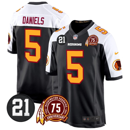 WR 75th & Sean Taylor Patch Game Jersey - Stitched
