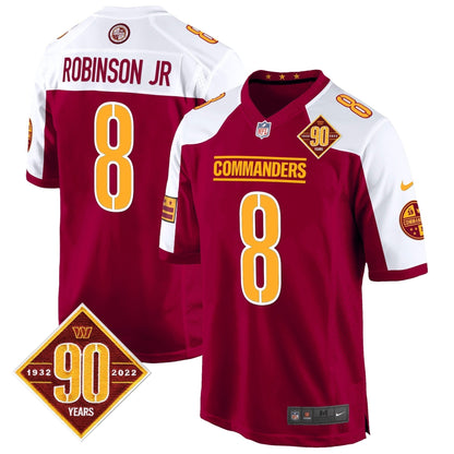 WAS 90th Anniversary Patch Game Jersey - Stitched
