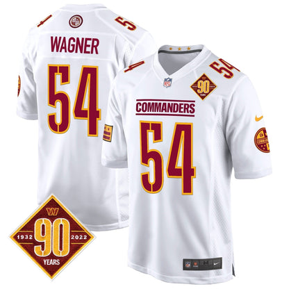WAS 90th Anniversary Patch Game Jersey - Stitched