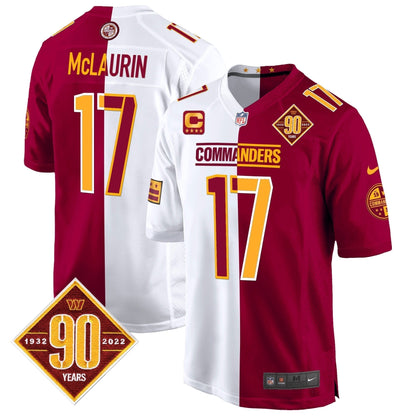 WAS 90th Anniversary Patch Game Jersey - Stitched