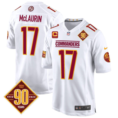 WAS 90th Anniversary Patch Game Jersey - Stitched