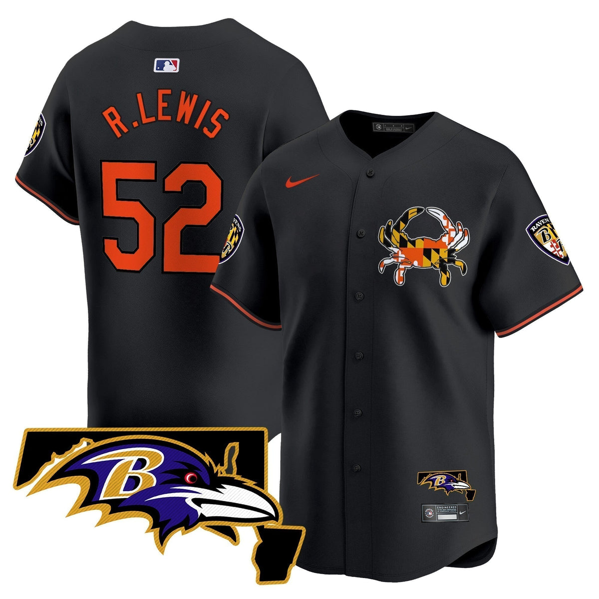 BAL 2024 Vapor Premier Baseball Jersey - Stitched