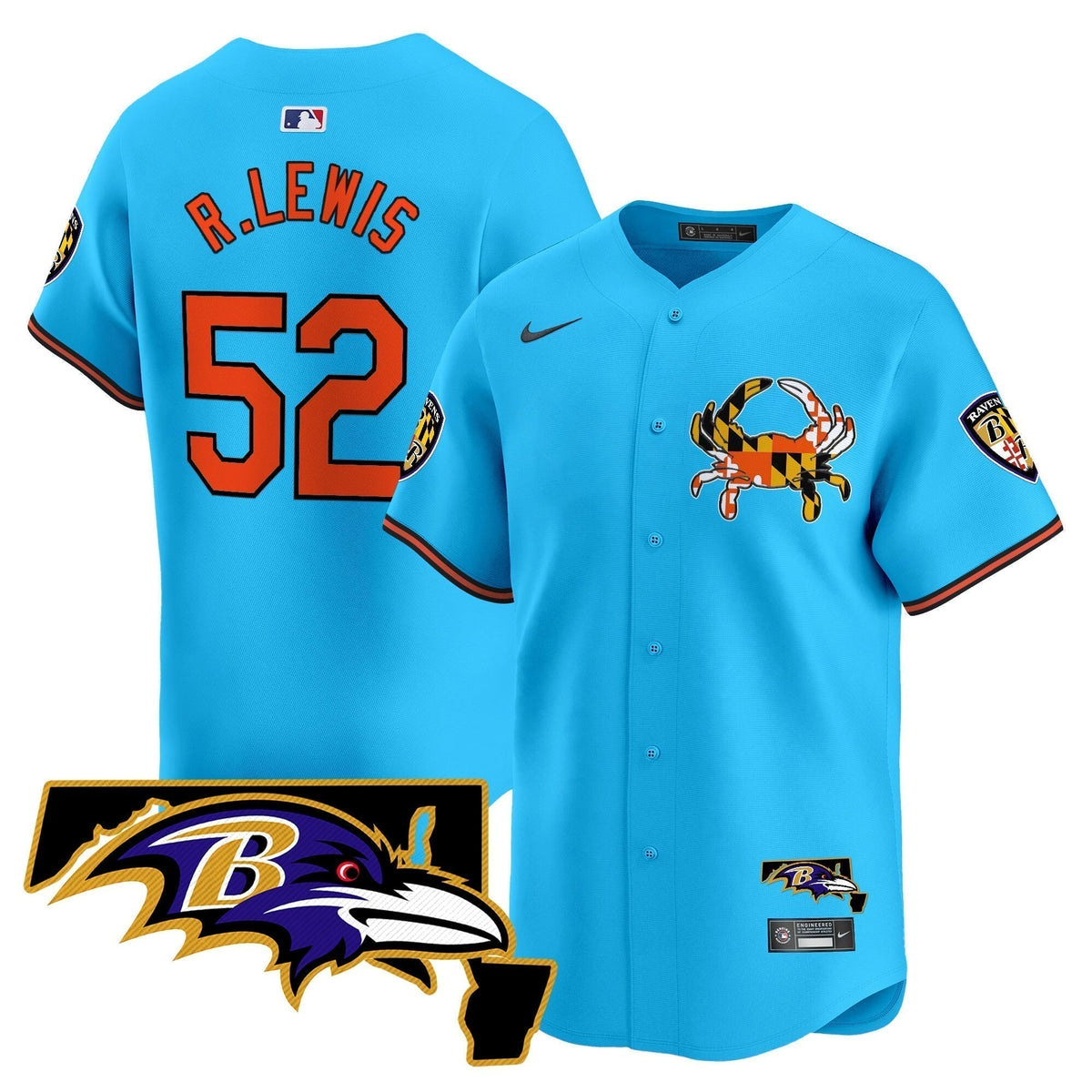 BAL 2024 Vapor Premier Baseball Jersey - Stitched