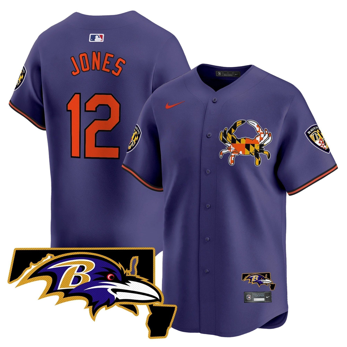 BAL 2024 Vapor Premier Baseball Jersey - Stitched