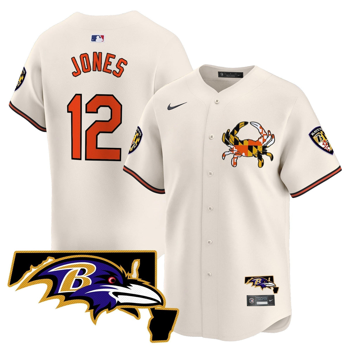 BAL 2024 Vapor Premier Baseball Jersey - Stitched