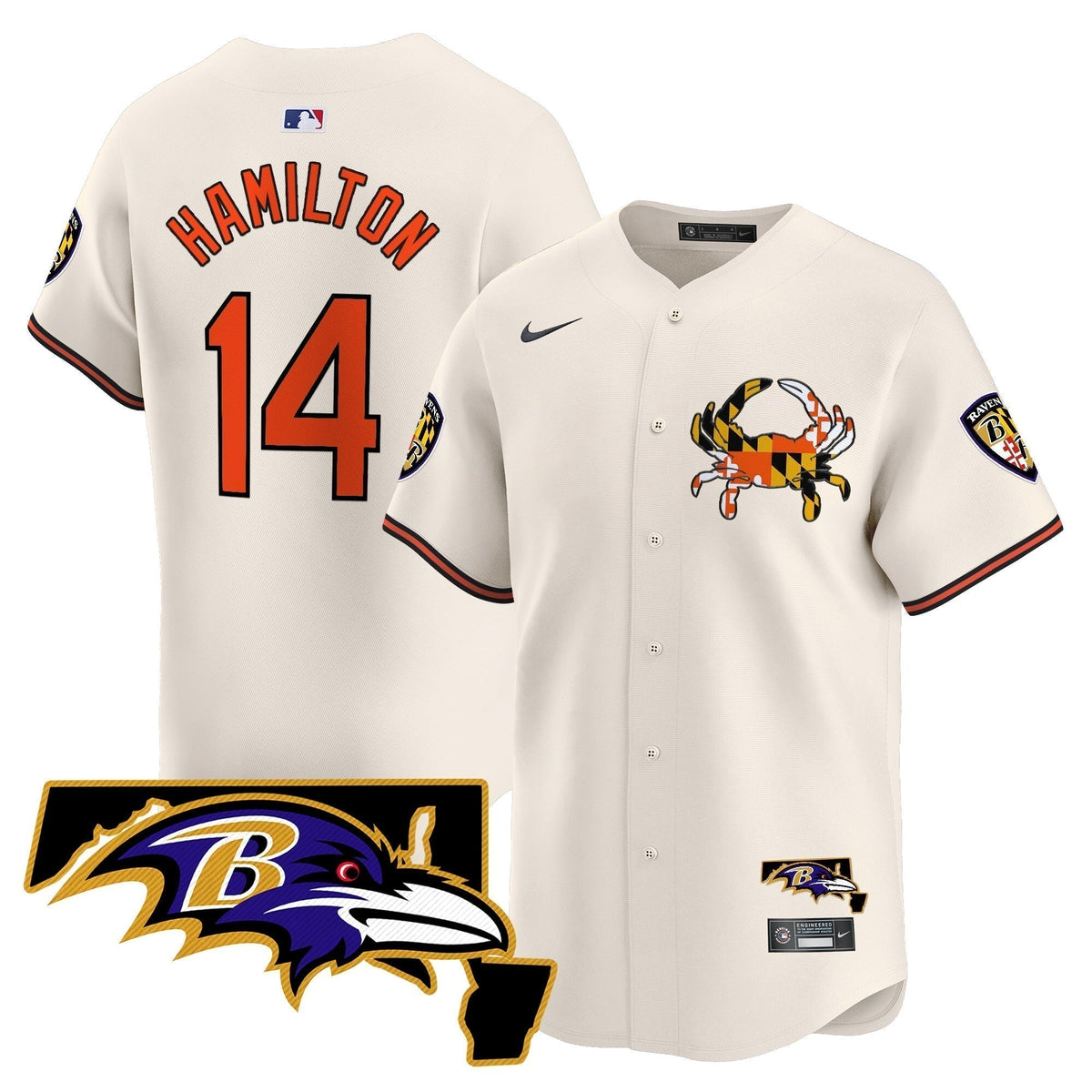 BAL 2024 Vapor Premier Baseball Jersey - Stitched