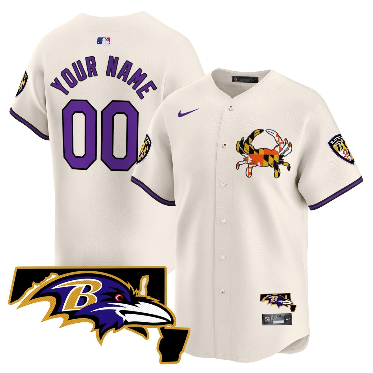 BAL 2024 Vapor Premier Baseball Custom Jersey V2 - Stitched
