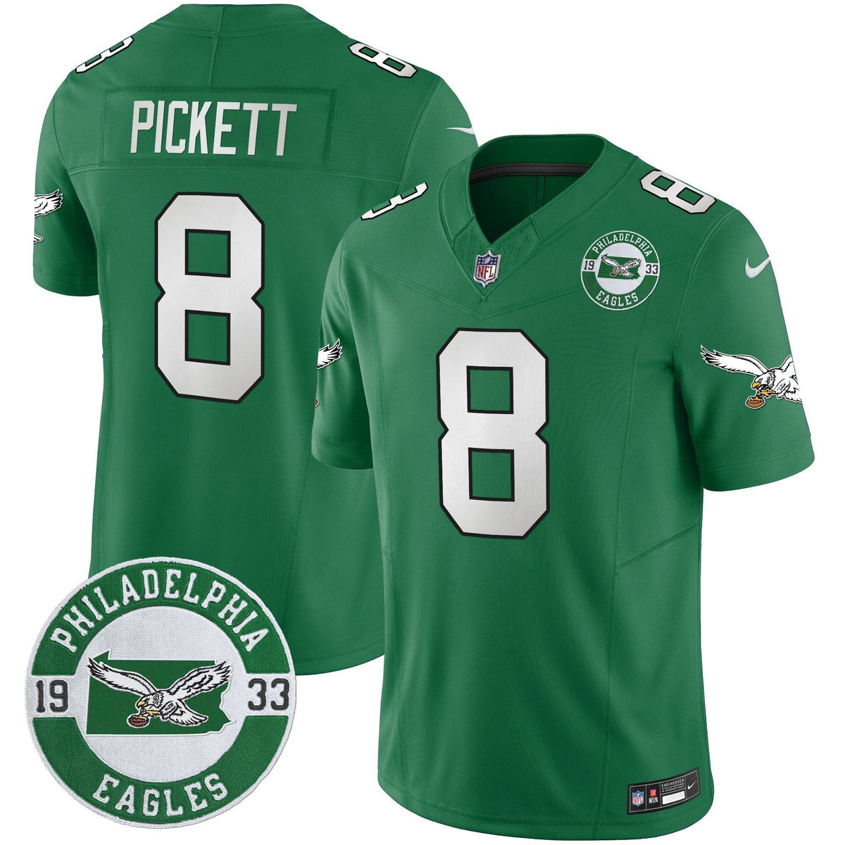 PHI 2025 Throwback Vapor Limited Jersey - Est. 1933 Patch - Stitched