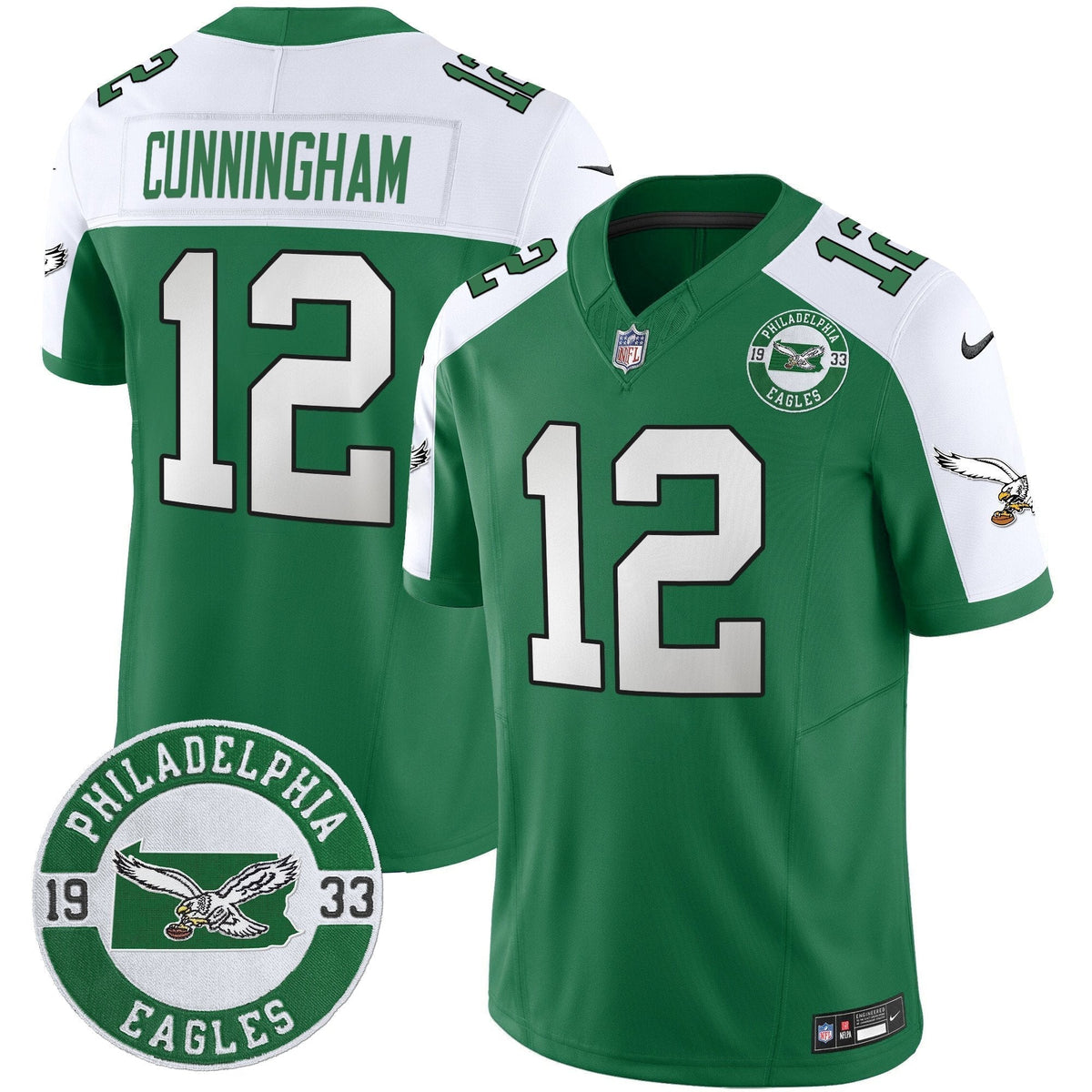 PHI 2025 Throwback Vapor Limited Jersey - Est. 1933 Patch - Stitched