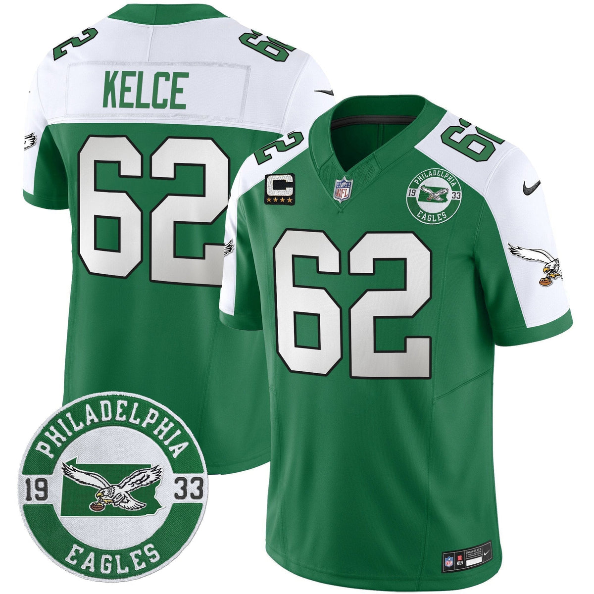 PHI 2025 Throwback Vapor Limited Jersey - Est. 1933 Patch - Stitched
