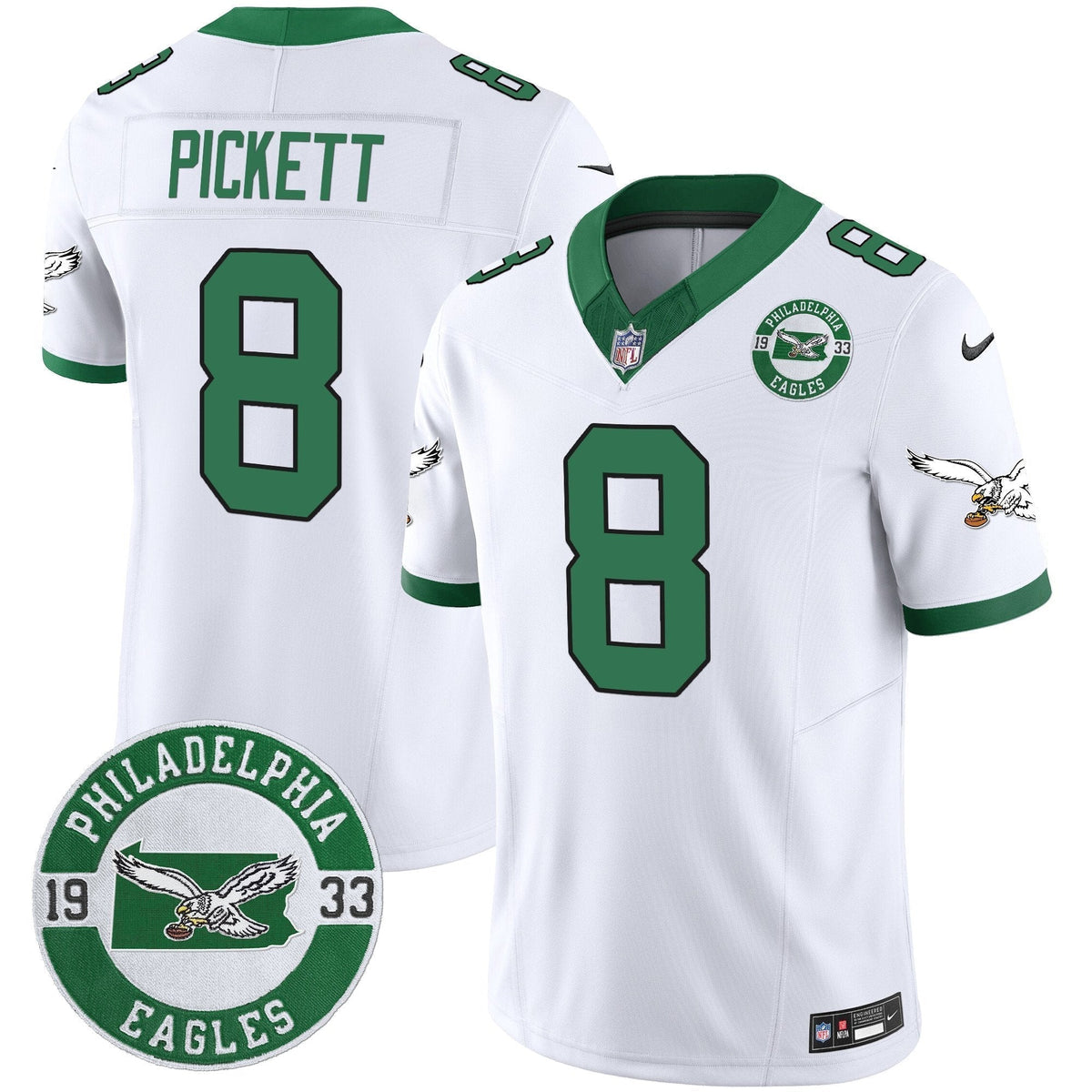 PHI 2025 Throwback Vapor Limited Jersey - Est. 1933 Patch - Stitched