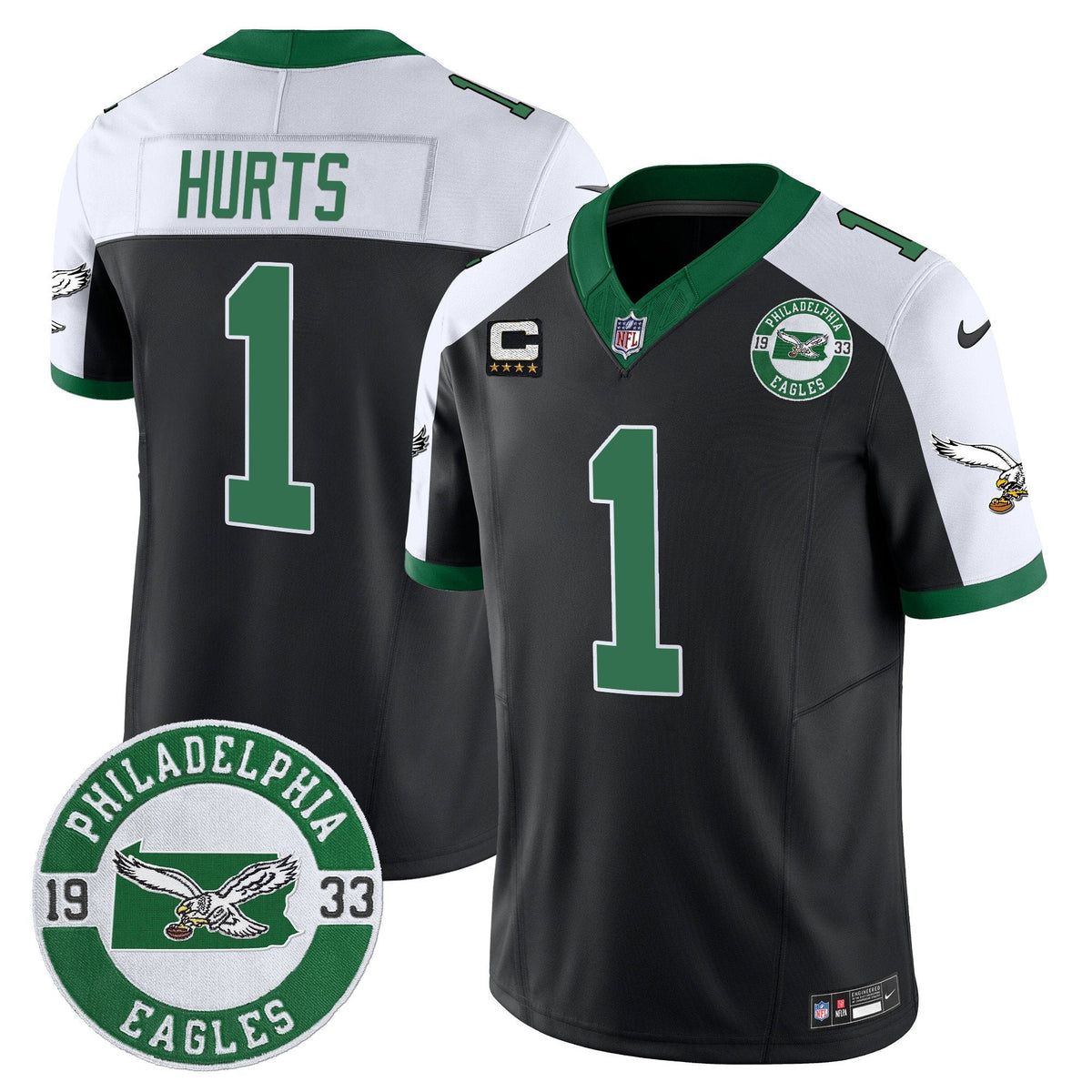 PHI 2025 Throwback Vapor Limited Jersey - Est. 1933 Patch - Stitched
