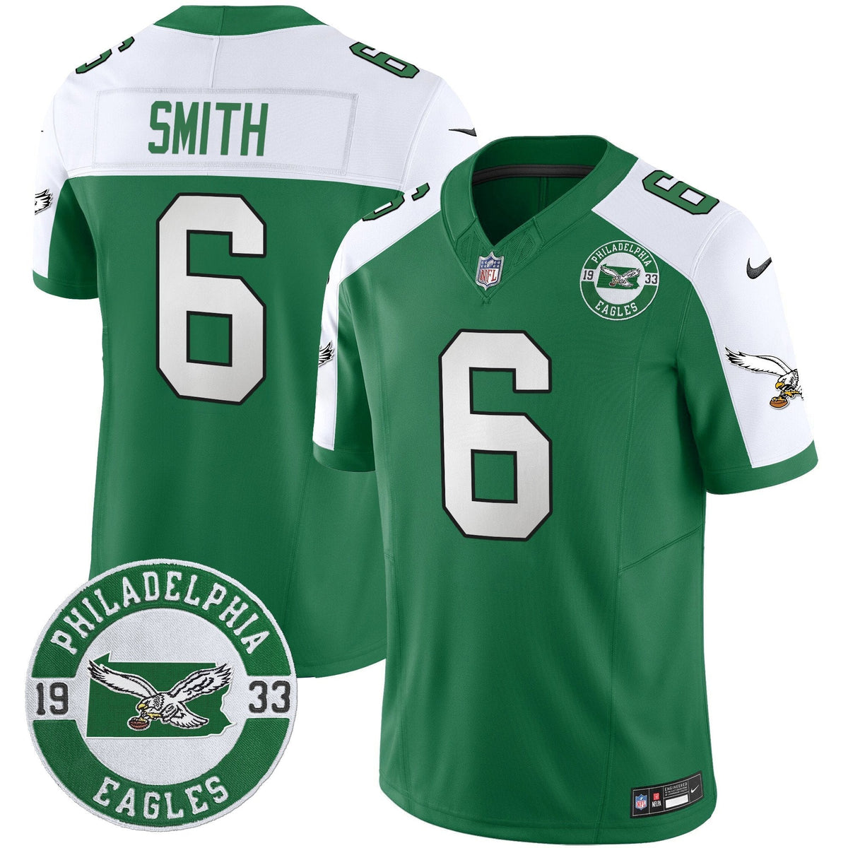PHI 2025 Throwback Vapor Limited Jersey - Est. 1933 Patch - Stitched