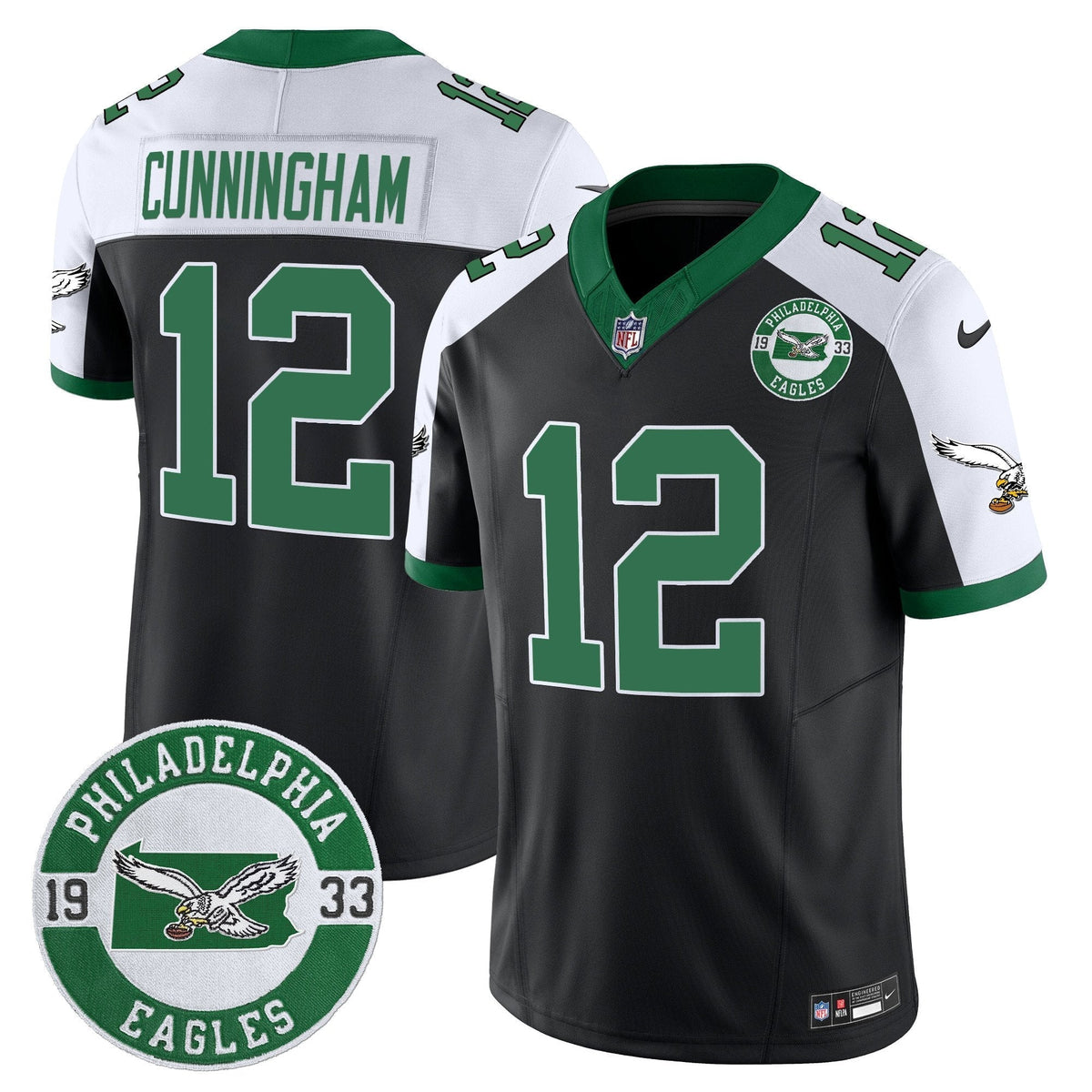 PHI 2025 Throwback Vapor Limited Jersey - Est. 1933 Patch - Stitched