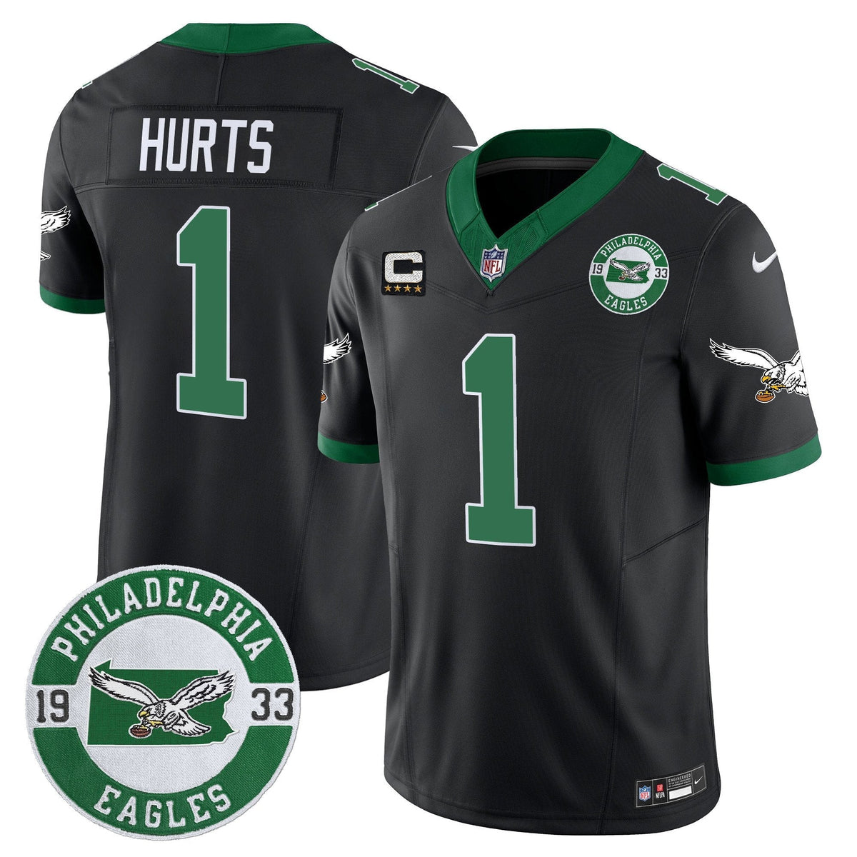 PHI 2025 Throwback Vapor Limited Jersey - Est. 1933 Patch - Stitched