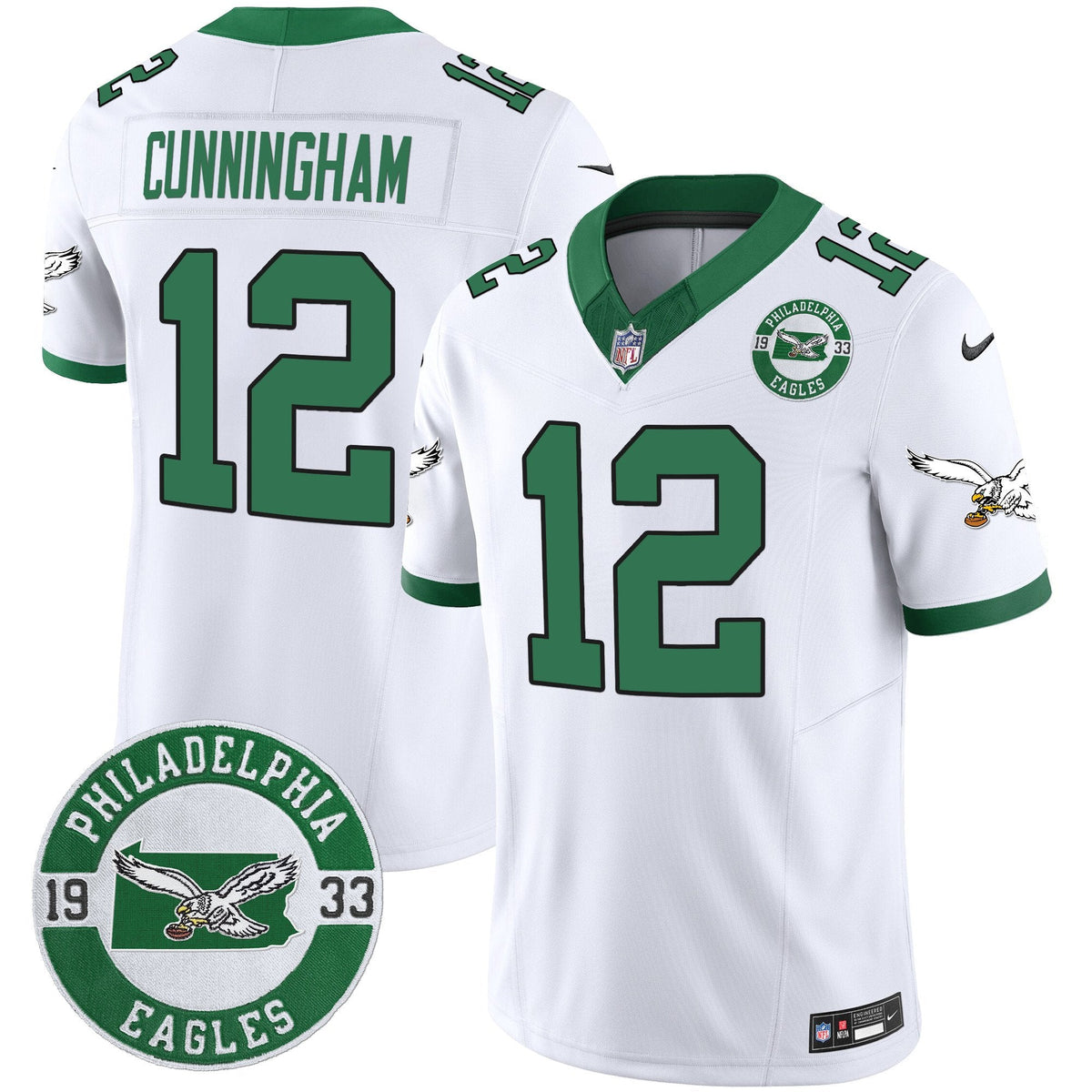 PHI 2025 Throwback Vapor Limited Jersey - Est. 1933 Patch - Stitched
