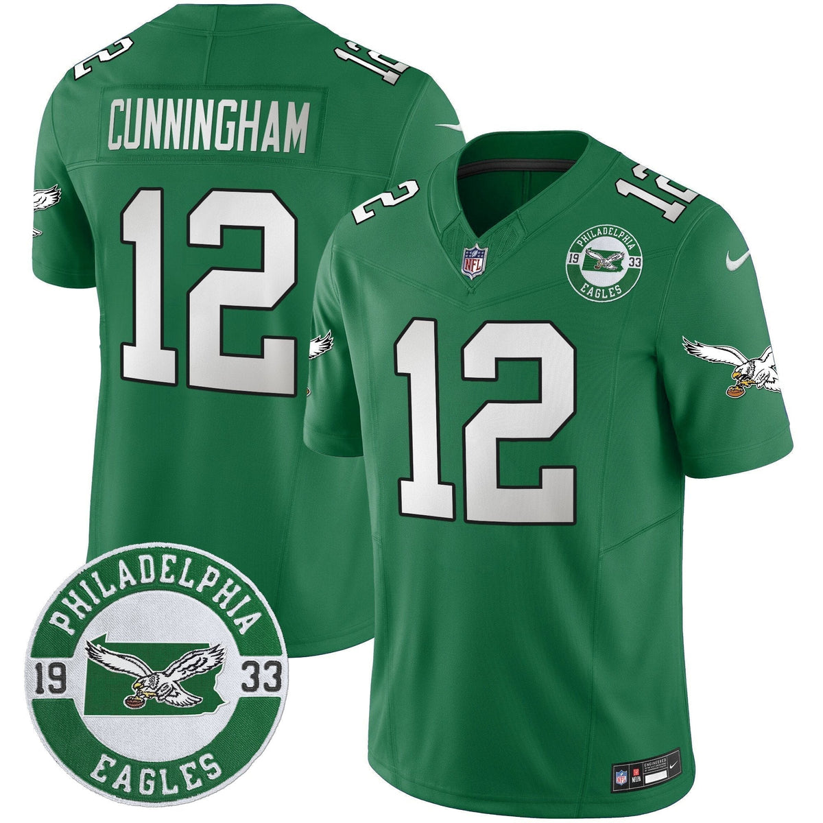 PHI 2025 Throwback Vapor Limited Jersey - Est. 1933 Patch - Stitched